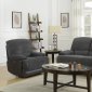 Hayes Power Reclining Sofa & Loveseat in Grey Fabric