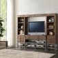 Andria TV Stand 91623 in Reclaimed Oak Finish by Acme w/Options