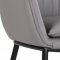 Kani Dining Armchair Set of 2 in Gray Leather by J&M