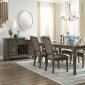 Summerdale Dining Table 5673GY-84 in Gray by Homelegance