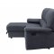 Trifora Motion Sectional Sofa 51605 in Dark Gray Fabric by Acme