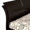 Dark Espresso High Gloss Finish Stylish Bedroom Set