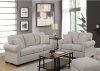 Bucco Sofa & Loveseat Set C72 in Beige Fabric w/Options