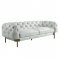 Ragle Sofa LV01021 in Vintage White Top Grain Leather by Acme