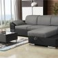 Marcel Sectional Sofa in Gray Fabric by Skyler Design