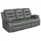 Nova Motion Sofa & Loveseat 602531 in Dark Gray by Coaster