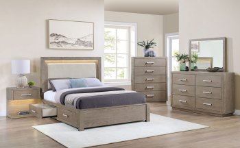 Kenora Bedroom 224850 in Barley Brown by Coaster w/Options [CRBS-224850 Kenora]