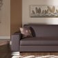 Kobe Escudo Brown Sofa Bed in Leatherette w/Options