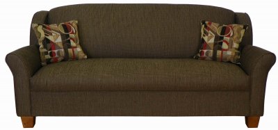 Brown Fabric Modern Sofa & Loveseat Set w/Options