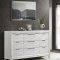 Marmore Bedroom 224961 in White by Coaster w/Options