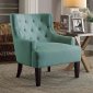 Dulce Accent Chair 1233TL in Teal Fabric by Homelegance