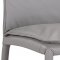 Togo Dining Chair Set of 2 in Gray Leather by J&M