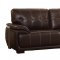 Alpena Sofa 8468 in Dark Brown by Homelegance w/Options