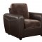 U1305 3Pc Sofa Set in Brown Fabric by Global w/Options