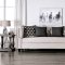 Aniyah Sofa SM2683 in Beige Velvet-Like Fabric w/Options