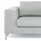 Angela Sofa & Loveseat in Gray Leather w/Options by Whiteline