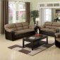 Connell 15140 Sofa in Saddle Microfiber by Acme w/Options