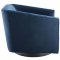 Twist Swivel Chair Set of 2 in Midnight Blue Velvet by Modway