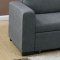 F6931 Convertible Sectional Sofa in Grey Fabric by Boss