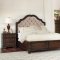 Ilana Bedroom 205280 in Antique Java by Coaster w/Storage Bed