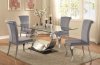 Manessier Dining Table 107051 by Coaster w/Glass Top & Options