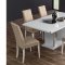 Lisa Dining Table in White High Gloss by ESF w/Options