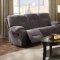 50800 Villa Motion Sofa in Light Grey Fabric by Acme w/Options