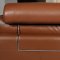 Brown Leather Upholstery Modern Style Sectional Sofa