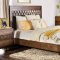 Kallisto Bedroom w/Panel Headboard CM7582 in Chestnut w/Options