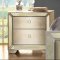 Loraine Bedroom CM7185 in Champagne w/Post Bed & w/Options