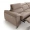 Uve Sectional Sofa in Fabric by ESF w/Power Recliber & Storage