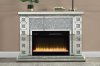 Noralie Electric Fireplace AC00507 in Mirrored by Acme