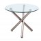 Lux Coffee Table w/Clear Glass Top by Whiteline Imports