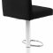 Joel Bar Stool 710 Set of 4 Black Velvet Fabric by Meridian