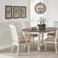 Simpson Oval Dining Table 105180 in Vintage White by Coaster