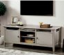 Xaviera TV Console CM5202-TV in Silver & Mirror