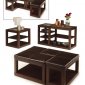 Espresso Finish Modern Occasional Table w/Options