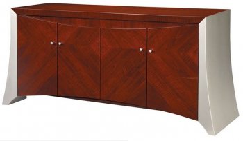 Two-Tone High Gloss Finish Stylish Contemporary Buffet [GFBU-ROSA-B]