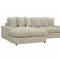 Blaine Sectional Sofa 509899 in Sand Corduroy by Coaster