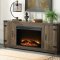 Tobias Fireplace AC00275 in Rustic Oak by Acme