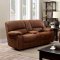 Wagner Reclining Sofa CM6315 in Brown Leatherette w/Options