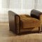 Modern Brown & Brick Two-Tone Living Room w/Storage Sleeper Sofa