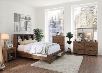 Mcallen Storage Bed CM7360BC in Weathered Light Oak w/Options [FABS-CM7360BC-Mcallen]