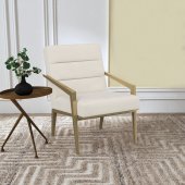 Kirra Accent Chair Set of 2 903143 in Cream Velvet by Coaster