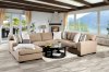 Ferndale Sectional Sofa SM1286 - Brown Chenille Fabric w/Options