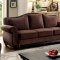 Hetty Sofa CM6854 in Brown Fabric w/Options