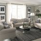 Gilmore Sofa 508541 in Grey Chenille Fabric by Coaster w/Options