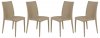 Weave Set of 4 Indoor/Outdoor Chairs MC19TP - Taupe - LeisureMod