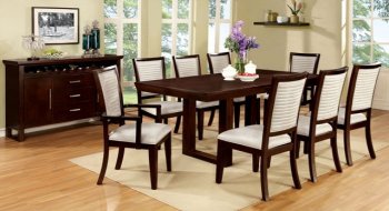 Garrison I CM3751T Dining Table in Espresso w/Options [FADS-CM3751T-Garrison I]