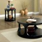 Carrie 3PC Coffee & End Table Set CM4422 in Antique Black